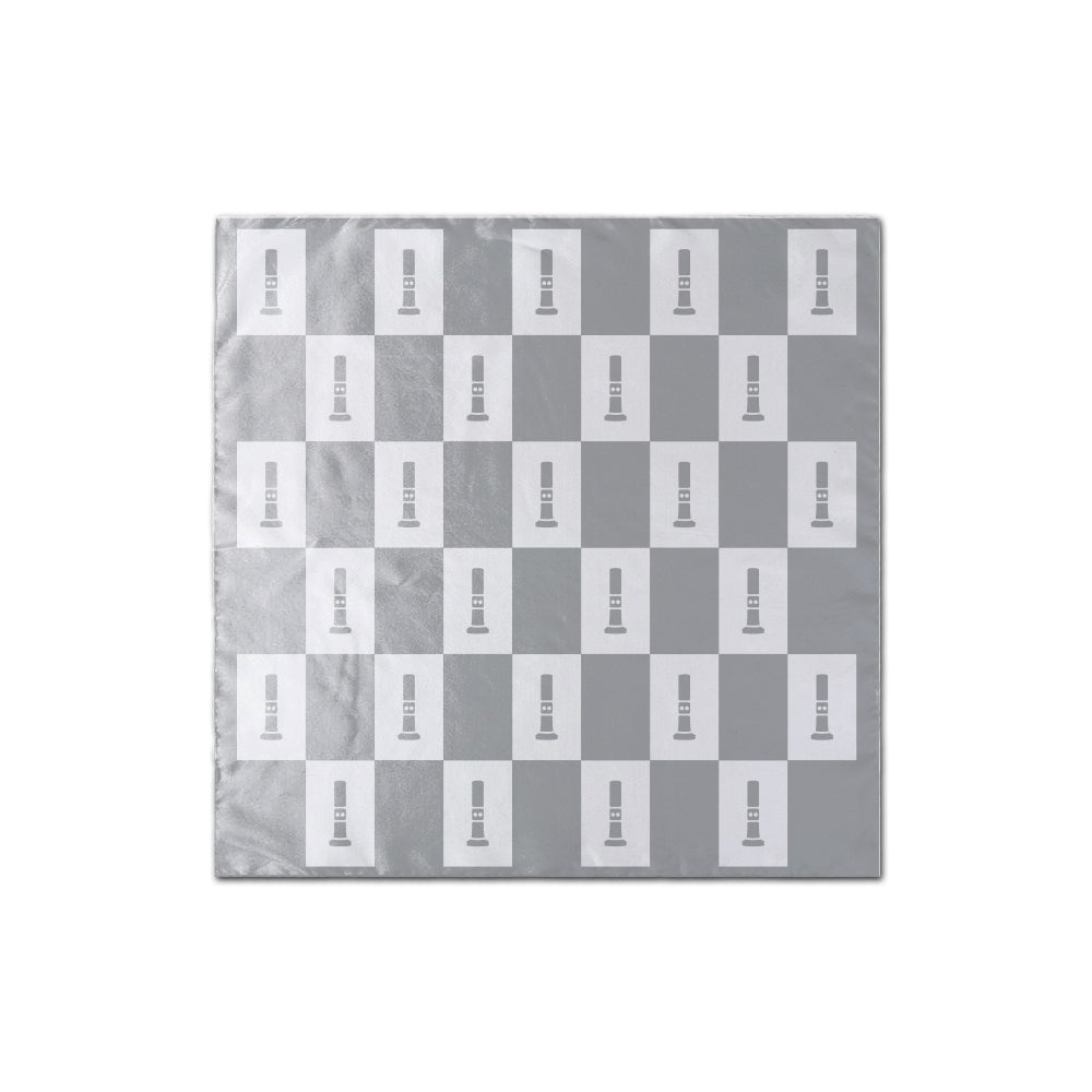 Custom Logo Wet Dye Silk Scarf