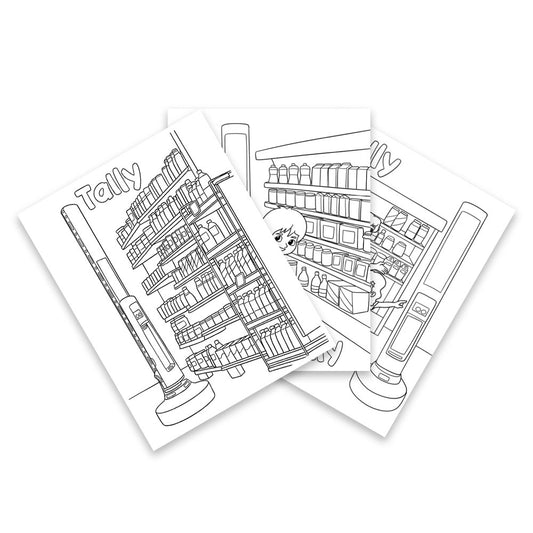 Digital Download Coloring Page