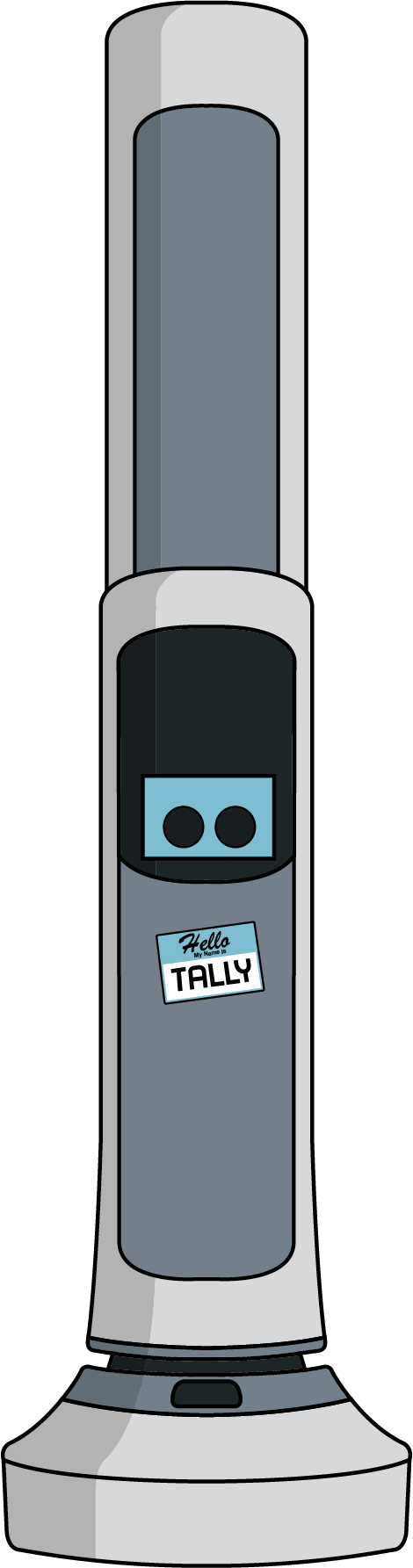 Tally Robot Temporary Tattoo