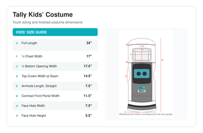 Tally Kids’ Halloween Costume